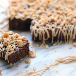 Caramel Nut Brownies – Low Carb and Gluten Free