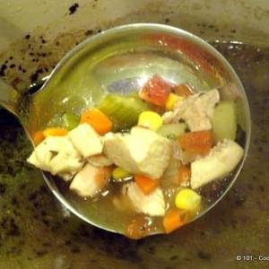 Quick Tortilla Chicken Vegetable Soup