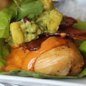 Fully Loaded Citrus Marinated Chicken Lettuce Wraps