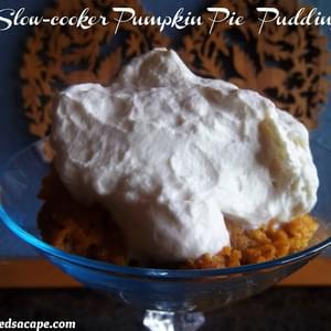 Slow- cooker Pumpkin Pie Pudding