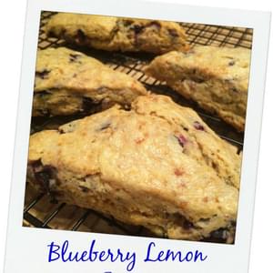 Food Babe's Blueberry Lemon Scones