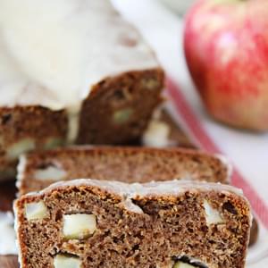 Apple Bread with Brown Butter Glaze