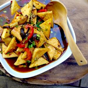 Pan Fried Tofu In ‘fish’ Fragrant Sauce