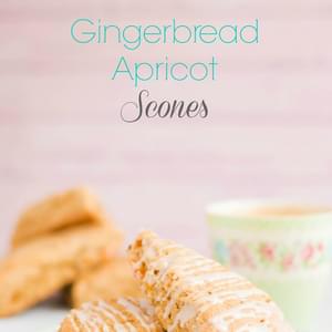 Gingerbread Apricot Scones