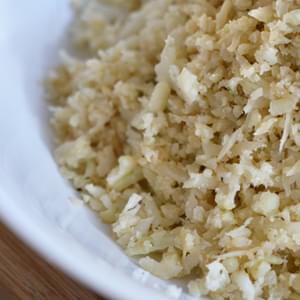 Another (Simpler) Version of Cauliflower Rice