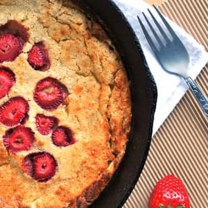 Strawberry Dutch Baby Pancakes with Rosemary