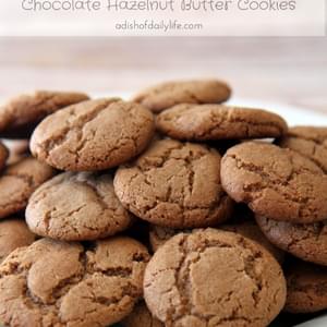Chocolate Hazelnut Butter Cookies