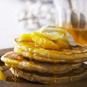 St Clement’s breakfast pancakes