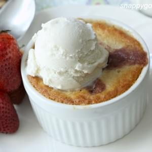 Individual Strawberry Cobblers