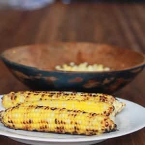 Raw and Grilled Corn Salad