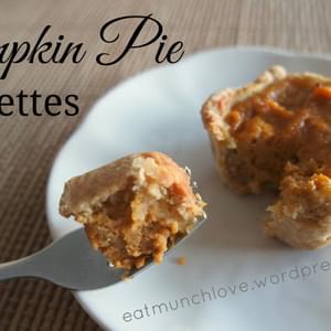 Mini Pumpkin Pies (vegan Friendly)