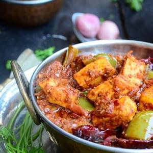 Restaurant Style Karahi Paneer \ Indian cottage Cheese in a Spicy Gravy