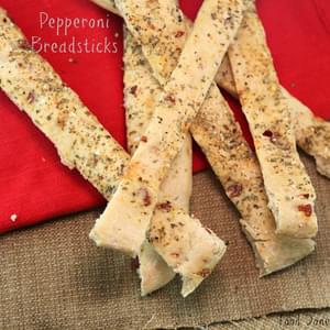 Pepperoni Pizza Breadsticks