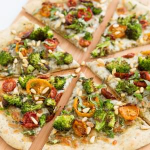 Roasted Broccoli & Sun-Dried Tomato Pizza