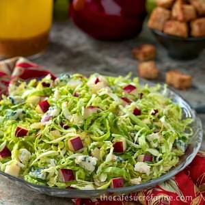 Shaved Brussels Sprouts and Apple Salad with Cider Vinaigrette