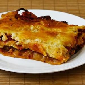 Vegetarian Lasagna with Quick-Roasted Tomato and Herb Sauce
