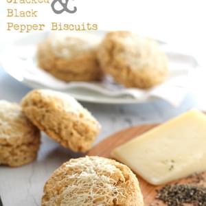 Asiago & Cracked Black Pepper Biscuits