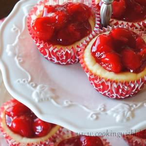 Mini Cherry Cheesecake Treats