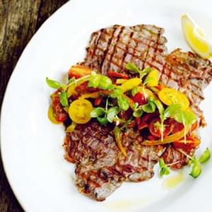 Jamie Oliver’s flash steak and salsa picante