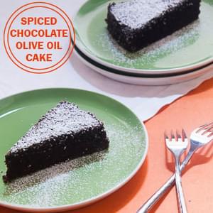 Spiced Chocolate Olive Oil Cake