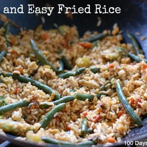 Super Quick and Easy Vegetable Fried Rice
