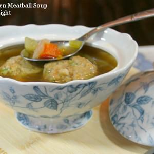 Matzo Chicken Meatball Soup