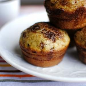Cinnamon & Sugar Swirled Pancake Muffins