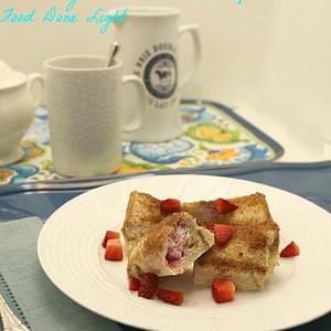 Strawberry French Toast Roll Up Casserole