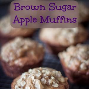 Brown Sugar Apple Muffins