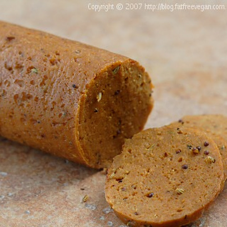 Veggeroni (Seitan Pepperoni) Recipe