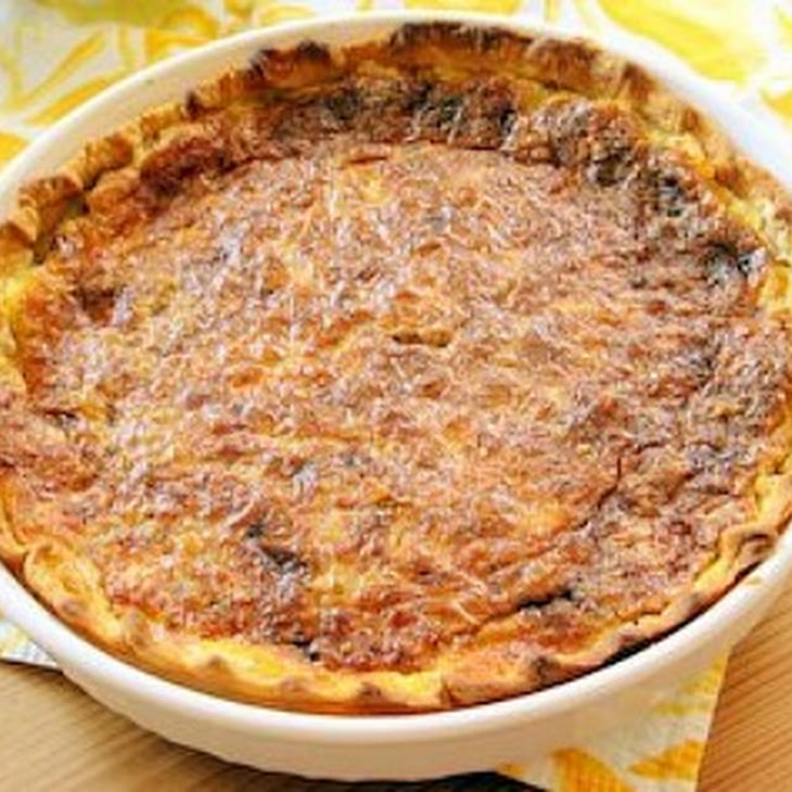 Blue Cheese & Walnut Quiche Recipe