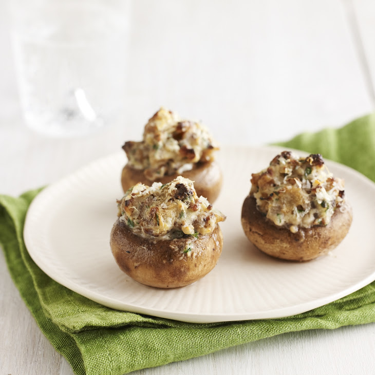 Creamy Stuffed Mushrooms Recipe