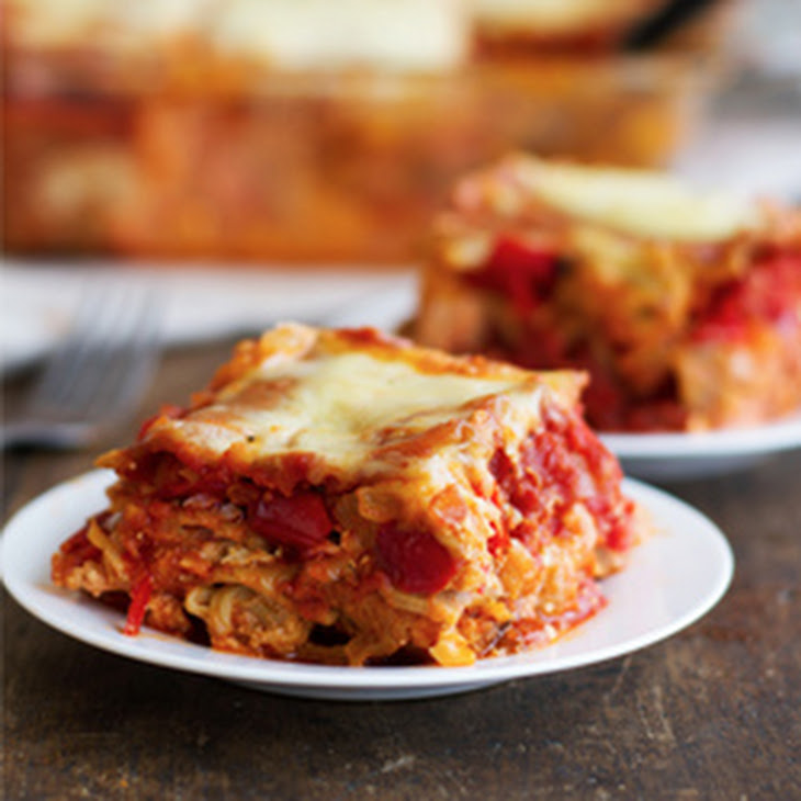 Whole Wheat Roasted Veggie Lasagna Recipe