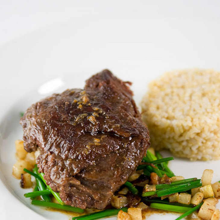 Beef Cheek Confit with Caramelized Turnips Recipe