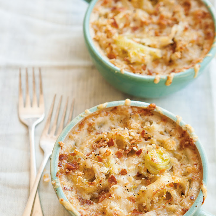 Baked Leeks with Bread Crumbs Recipe