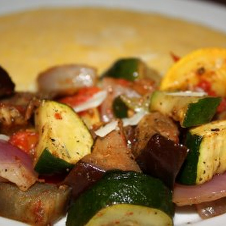 Roasted Vegetables with Creamy Polenta Recipe