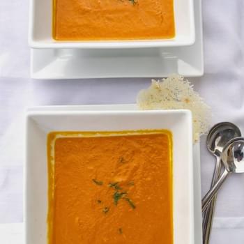 Roasted Carrot Ginger Soup