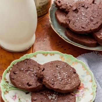 Double Chocolate Sea Salt Cookies