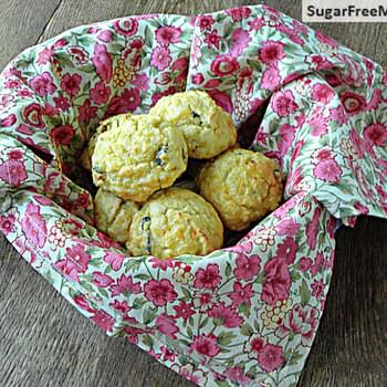 Gluten Free & Low Carb Cheddar Herb Drop Biscuits