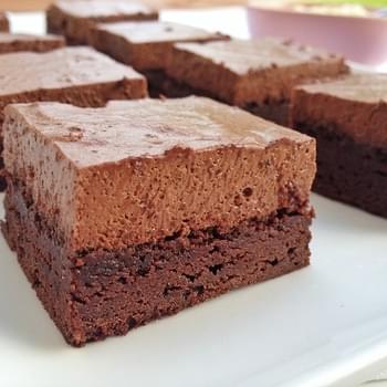 Chocolate Brownie Mousse Cake