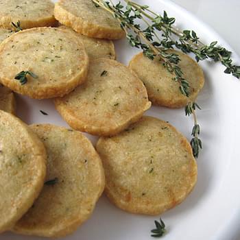 Parmesan Thyme Crackers
