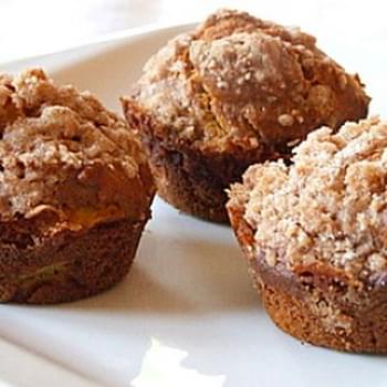 Pumpkin- Apple Streusel Muffins