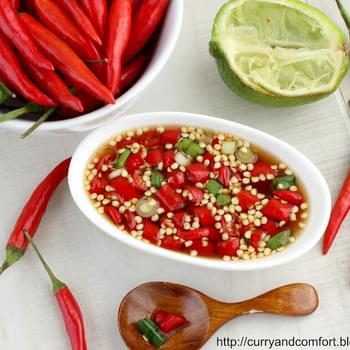 Thai Nam Prik Pla (Thai Fresh Chili Sauce/Condiment)
