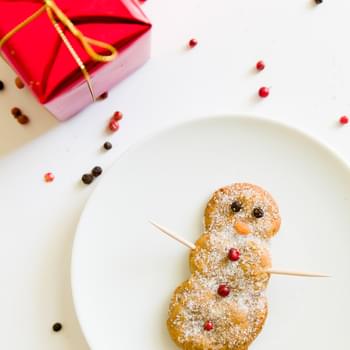 Peppernut Snowmen Cookies