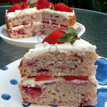 Strawberry Invasion Cake