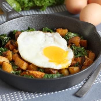 Kale And Potato Breakfast Hash