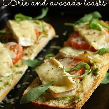 Brie And Avocado Toasts