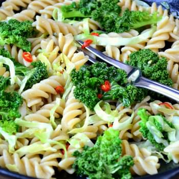 Kale and Cabbage Pasta
