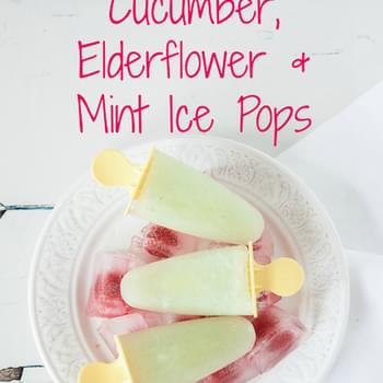 Cooling Cucumber, Elderflower & Mint Ice Pops