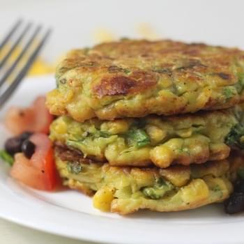 Corn And Avocado Fritters